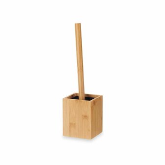 Toiletborstel Bamboe Plastic 10 x 36 x 10 cm (12 Stuks) 2