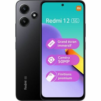 Smartphone Xiaomi REDMI 12 5G 4-128 BK 6,8&quot; 4 GB RAM 128 GB Zwart 1