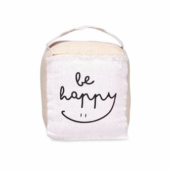 Deurstopper Be Happy Kubus 16 x 19 x 14,5 cm (6 Stuks) 3