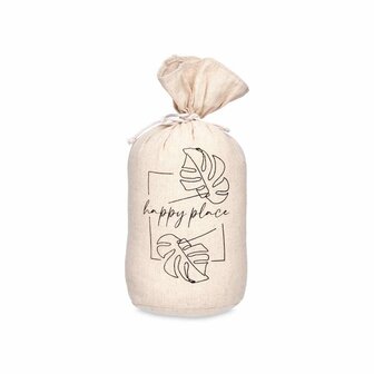 Deurstopper Happy Place Zak 13 x 26 x 13 cm (6 Stuks) 2