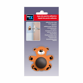 Deurstopper Inofix Deuren Beer Sticker Oranje PVC 2