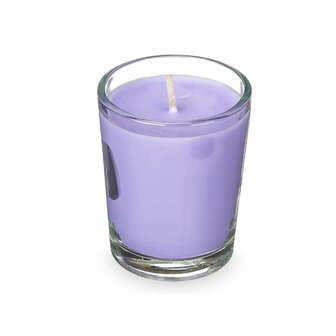 Geurkaarsenset 16 x 6,5 x 11 cm (12 Stuks) Glas Lavendel 2