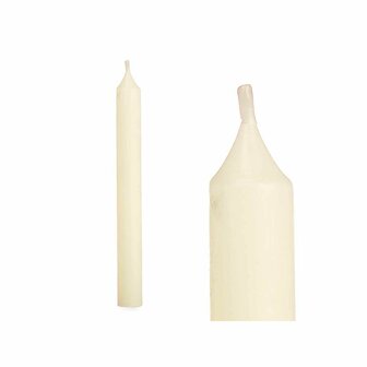 Kaarsenset Cr&egrave;me 2 x 2 x 20 cm (12 Stuks) 2