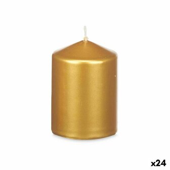 Kaars Gouden 7 x 10 x 7 cm (24 Stuks) 1