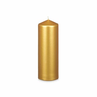 Kaars Gouden 7 x 20 x 7 cm (12 Stuks) 2