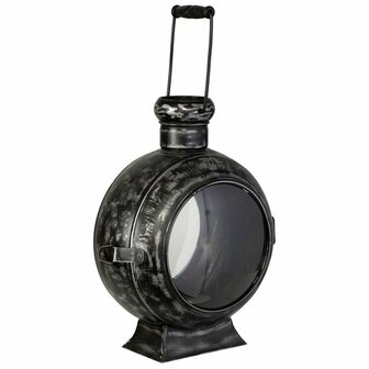 Kandelaar Alexandra House Living Zwart Glas Ijzer 21 x 40 x 29 cm 1