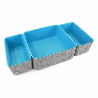Mandenset Confortime 3 Onderdelen Vilt (3 Onderdelen) (6 Stuks) 2