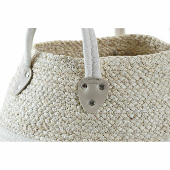 Mand DKD Home Decor 37 x 37 x 25 cm Natuurlijke Vezel 3