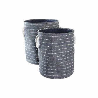 Mandenset DKD Home Decor Polyester (38 x 38 x 47 cm) 2