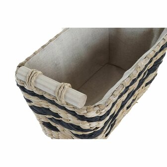 Mandenset DKD Home Decor Polyester Koloniaal Vezel (38 x 26 x 24 cm) 2