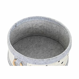 Mandenset DKD Home Decor Wit Zwart Grijs Gouden Bamboe Sterren 41 x 31 x 42 cm (4 Onderdelen) (2 Stuks) 5