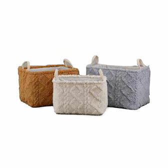 Mandenset DKD Home Decor Polyester (42 x 32 x 27 cm) 1