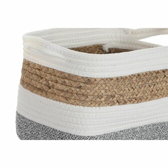 Mandenset DKD Home Decor Wit Natuurlijke Vezel 36 x 27 x 27 cm 3 Onderdelen 2