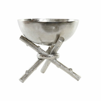 Tafeldecoratie Home ESPRIT Zilverkleurig Aluminium Modern 30 x 30 x 28 cm 1