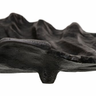 Tafeldecoratie Grijs Laken Blad van een plant 43 x 22 x 5,5 cm 5