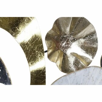 Wanddecoratie DKD Home Decor Wit Zwart Multicolour Gouden Wit/Zwart Abstract 30 x 40 cm 121,3 x 5,7 x 57 cm 3