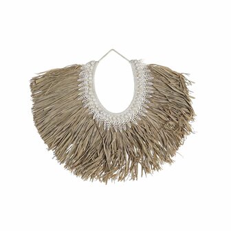Wanddecoratie DKD Home Decor Beige Bruin Schelpen Vezel (70 x 3 x 57 cm) 1