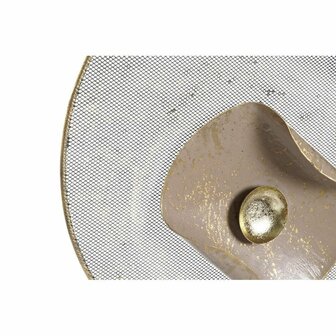 Wanddecoratie DKD Home Decor Spiegel Grijs Gouden Metaal Terra cotta Modern Cirkels (96,5 x 7 x 59 cm) 2