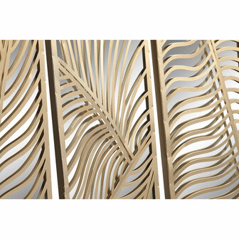 Wanddecoratie Home ESPRIT Gouden Blad van een plant 72 x 1,5 x 68 cm 3