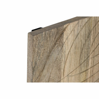 Wanddecoratie Home ESPRIT Natuurlijk Modern Blad van een plant 90 x 3 x 90 cm (9 Onderdelen) 2