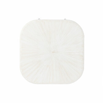 Wanddecoratie Home ESPRIT Wit Modern Verouderde afwerking 89 x 3 x 89 cm 1