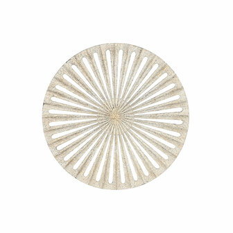 Wanddecoratie Home ESPRIT Wit Gouden Neoklassiek 91 x 3 x 91 cm 1