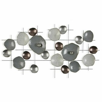 Wanddecoratie Versa Metaal (4,4 x 90,8 x 50,2 cm) 1