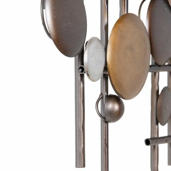 Wanddecoratie 91,5 x 4,5 x 72 cm Gouden Metaal Zilver 6