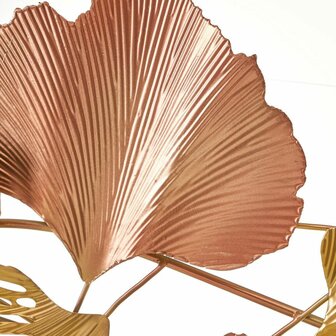 Wanddecoratie Koper Gouden Ijzer Blommor 100 x 4 x 48 cm 3
