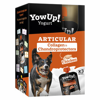 Natvoer YowUp Collagen + Chondroprotectors Kip 3 Stuks 3 x 115 g 1