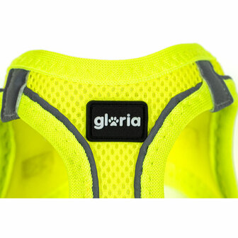 Hondentuigje Gloria Trek Star 32,8-35,4 cm 45-47 cm Geel M 3