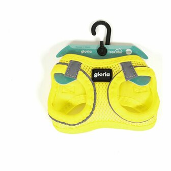 Hondentuigje Gloria Air Mesh Trek Star Geel Maat XXXS (18-20 cm) 3