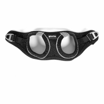 Hondentuigje Gloria Air Mesh Trek Star Verstelbaar Zwart Maat XXXS (18-20 cm) 5