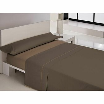 Beddengoedset Libela VEGAS Bruin Bed van 180 1