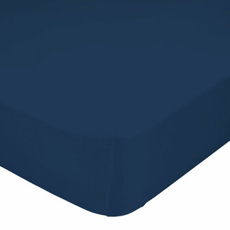 Onderlaken HappyFriday BASIC KIDS Marineblauw 70 x 140 x 14 cm 1