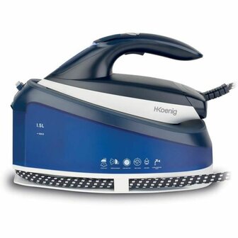 Stoomstrijkijzer Hkoenig 2200 W Blauw 1