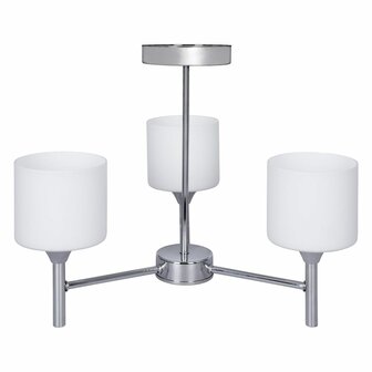 Plafondlamp Activejet AJE-MIRA 3P Wit Zilverkleurig Metaal 40 W 1