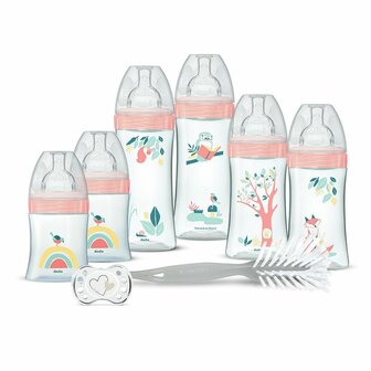 Baby flessenset Dodie Roze 8 Onderdelen 1