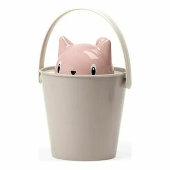 Emmercontainer United Pets Kattenvoer Roze/Grijs (20 x 28 cm) 1
