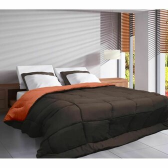 Dekbed Poyet  Motte CALGARY Chocolade Koraal 400 g /m&sup2; 220 x 240 cm 2