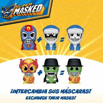 Actiefiguur Eolo Super Masked 3 x 4,5 x 3,5 cm (12 Stuks) 3