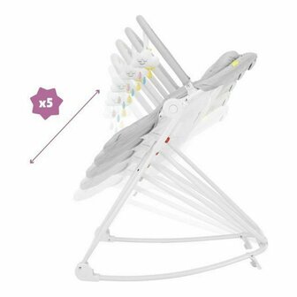 Baby wipstoel Badabulle Compact&amp;apos;up High Grijs 3