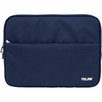 Laptophoes Milan Serie1918 Marineblauw 13&quot; 34,5 x 26 x 2,5 cm 1