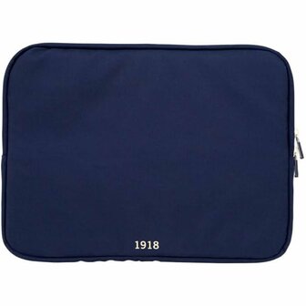 Laptophoes Milan Serie1918 Marineblauw 13&quot; 34,5 x 26 x 2,5 cm 2