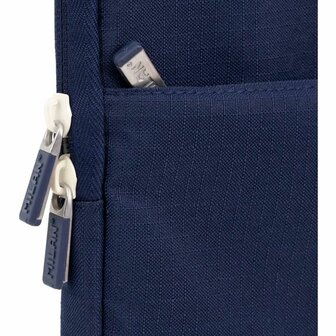 Laptophoes Milan Serie1918 Marineblauw 13&quot; 34,5 x 26 x 2,5 cm 4