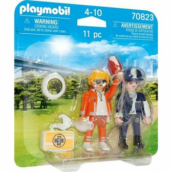 Playset Playmobil 70823 Doctor Politie 70823 (11 pcs) 1