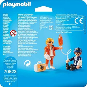 Playset Playmobil 70823 Doctor Politie 70823 (11 pcs) 2