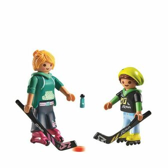 Playset Playmobil 71209 13 Onderdelen Hockeyspeler Duo 3
