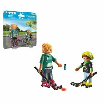 Playset Playmobil 71209 13 Onderdelen Hockeyspeler Duo 4