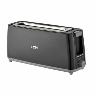 Broodrooster EDM Black Design Lang 900 W 2